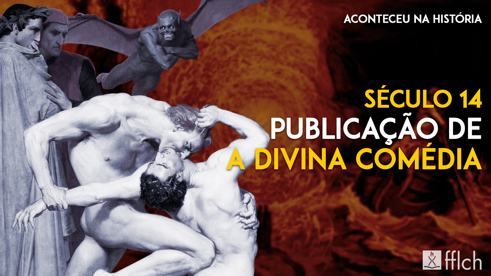 ilustração do Inferno Secondo Dante.  Figura universale della Divina