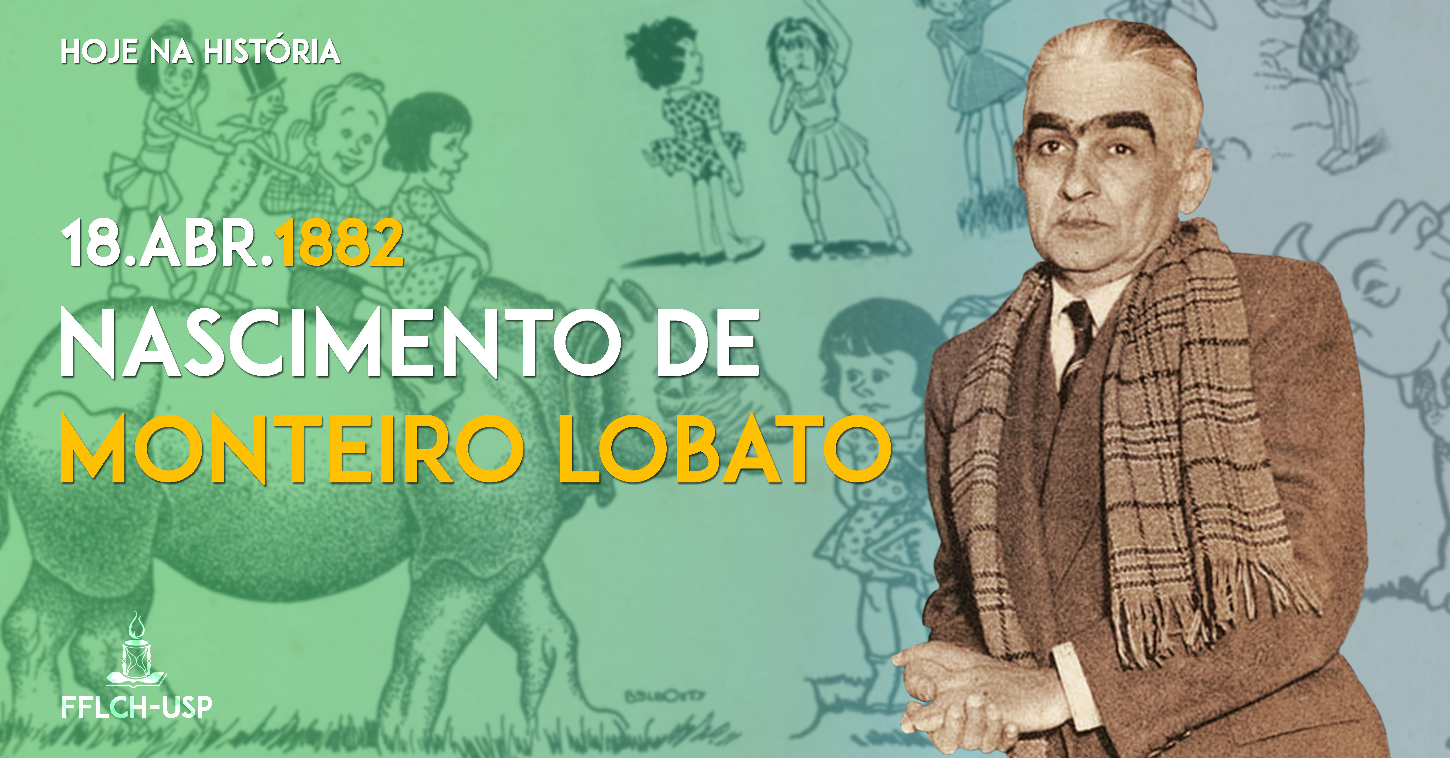 18 de abril de 1882: Nascimento de Monteiro Lobato