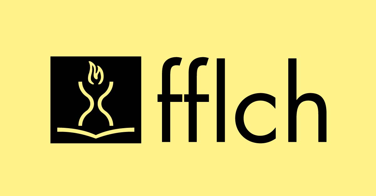 Logo FFLCH fundo amarelo