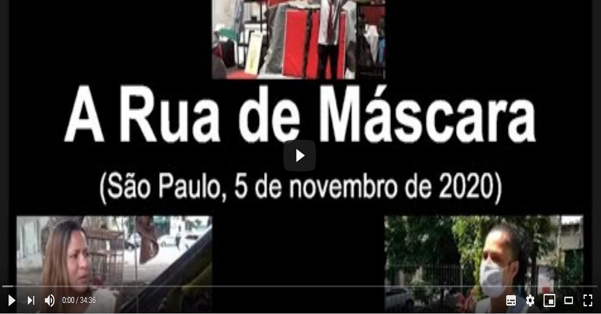 reprodução YouTube filme A Rua de Máscara