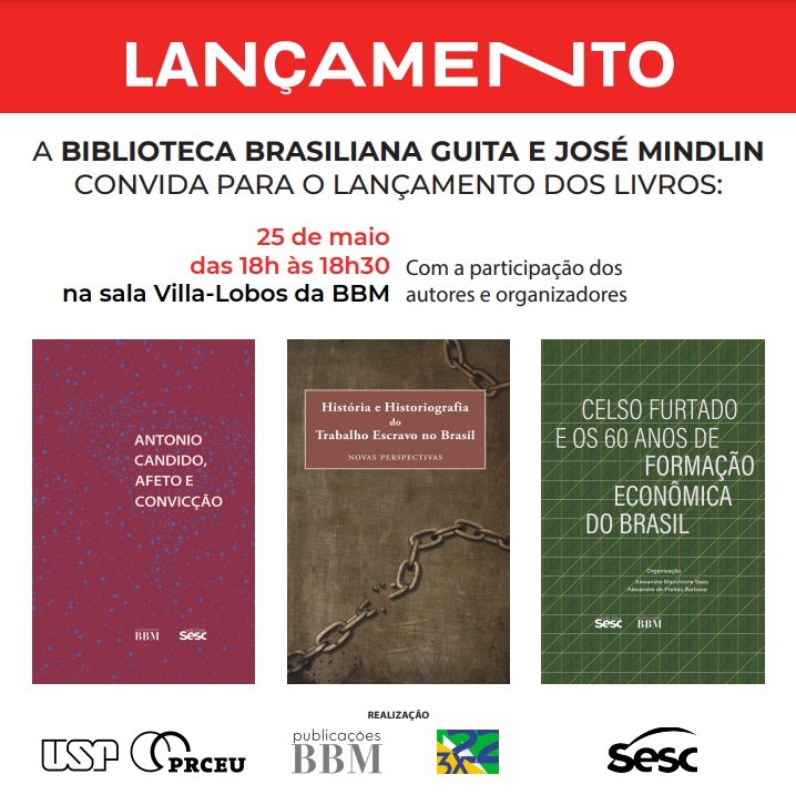 Lançamento de livros na BBM