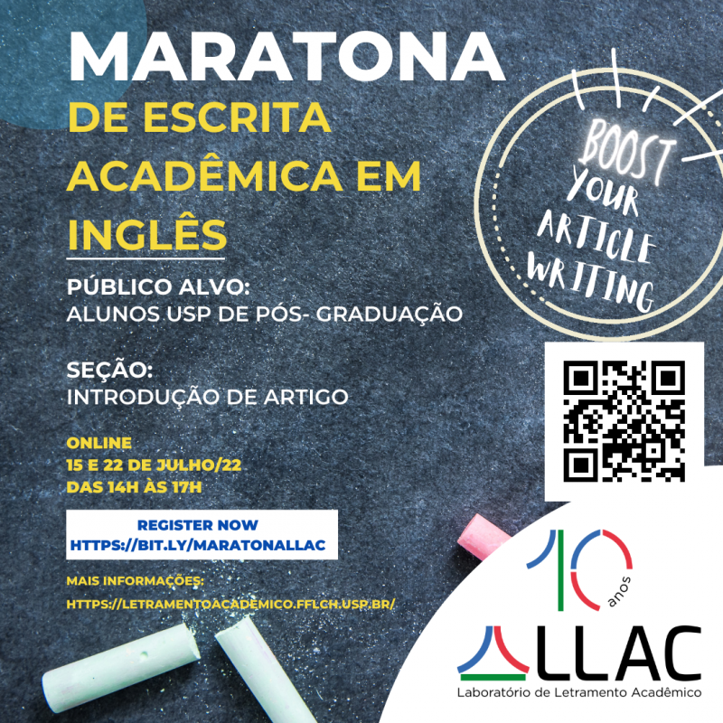 Folder Maratona Escrita Acadêmica 2022
