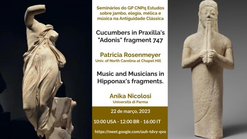 Seminários do GP CNPq Estudos sobre jambo, elegia, mélica e música na Antiguidade Clássica