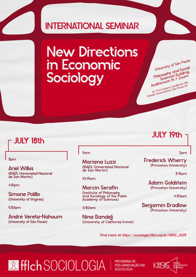 Cartaz NDES com programação