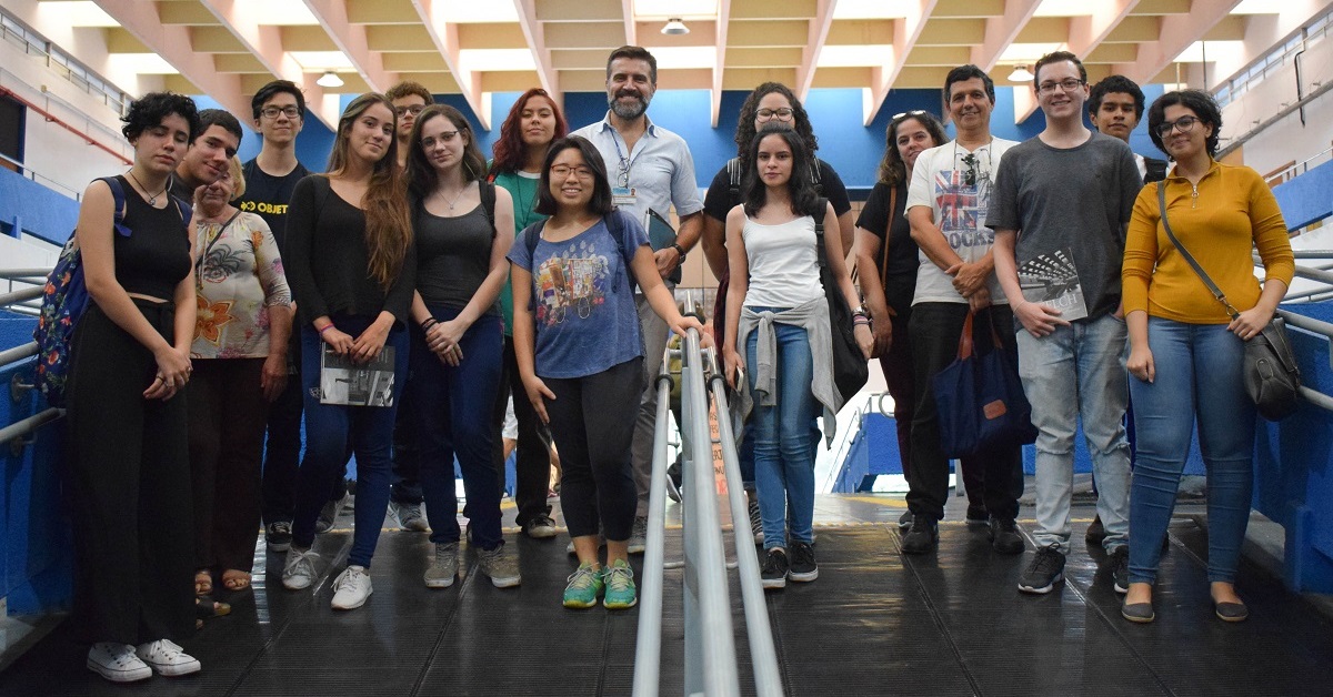 Visita monitorada na FFLCH em 2019