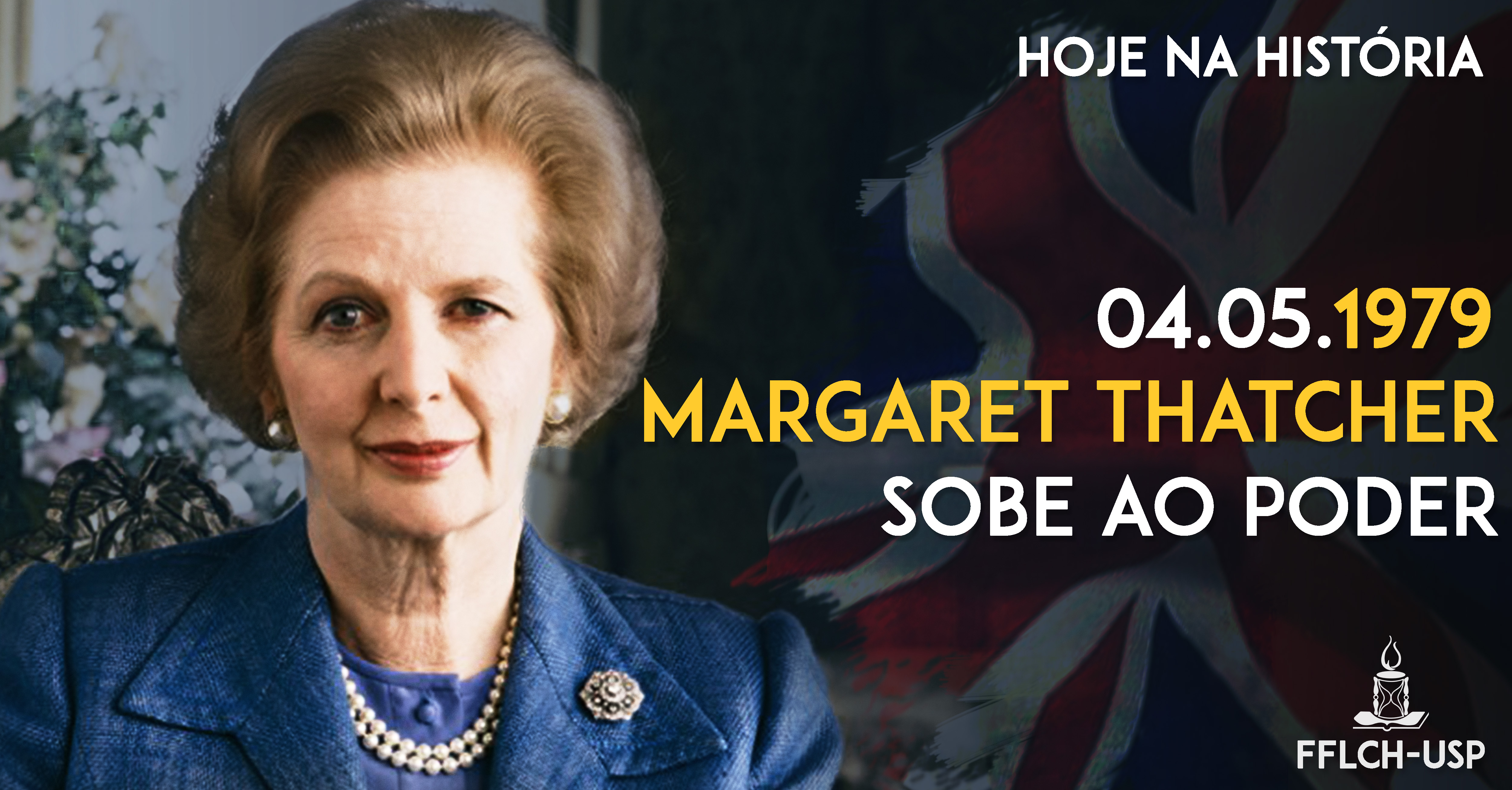 Margaret Thatcher sobe ao poder (Arte: Davi Morais)