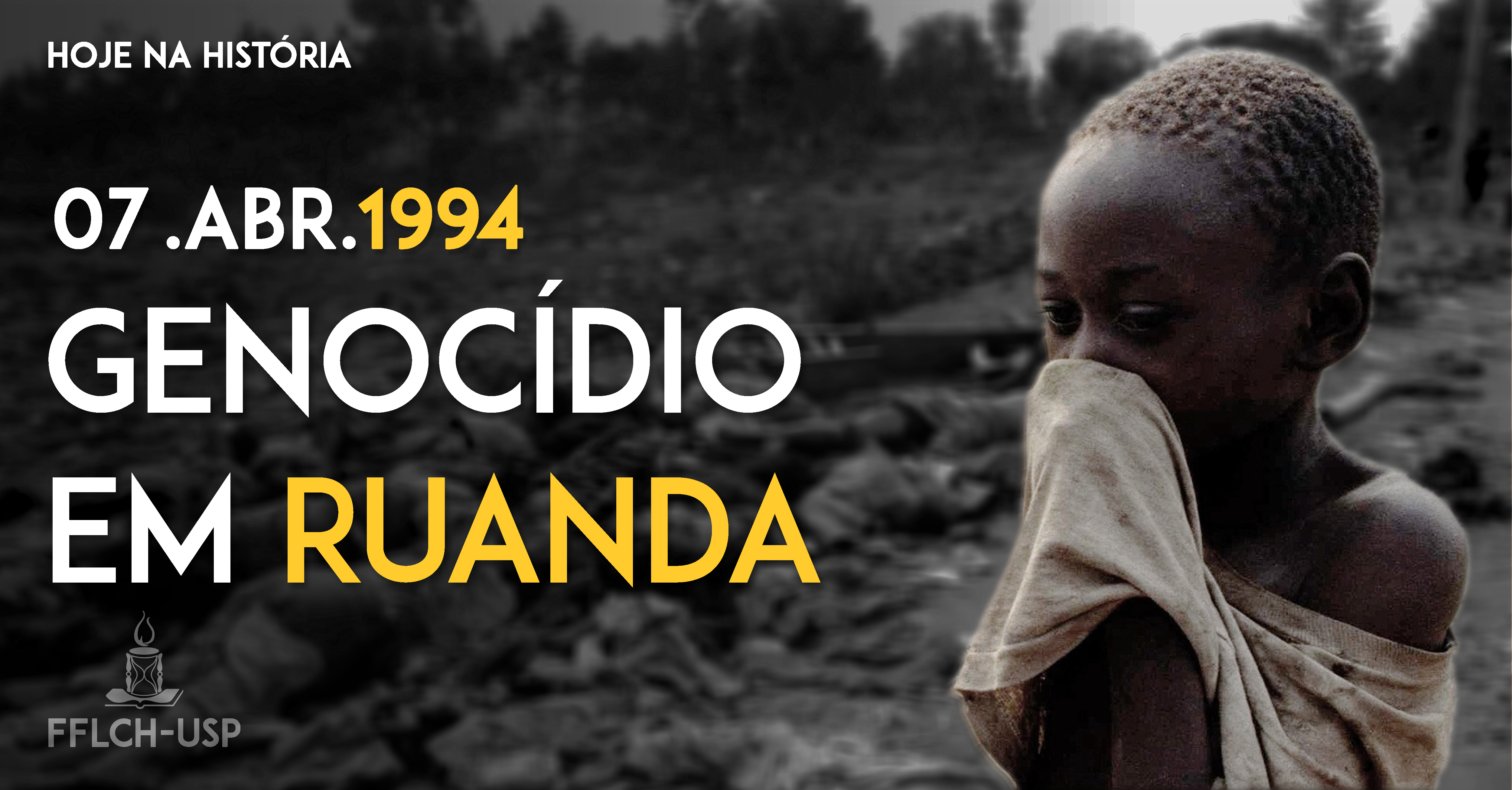 Genocídio em Ruanda (Arte: Davi Morais)