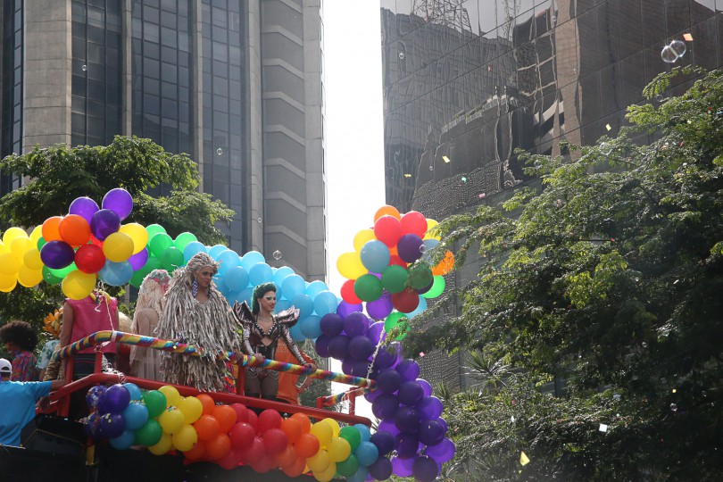 Parada do Orgulho LGBT de São Paulo . Foto Cecília Bastos/Usp Imagens