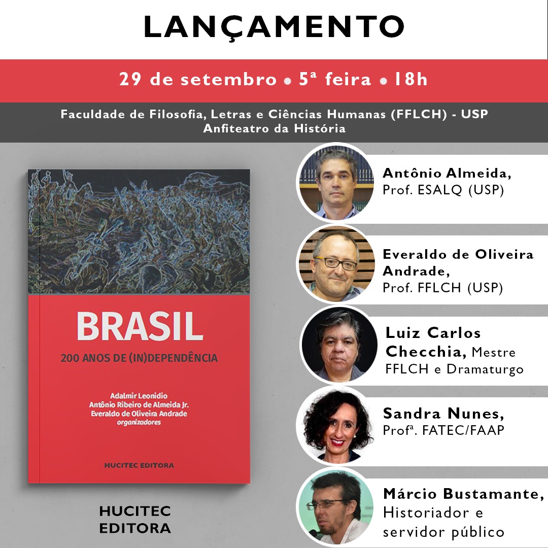 Lançamento livro Brasil 200 anos anos de (in)dependência 