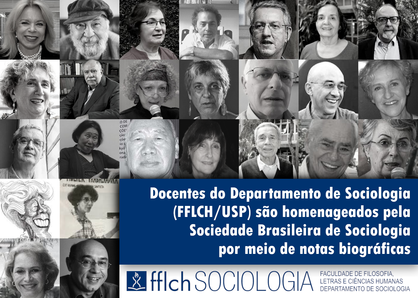 Docentes do Departamento de Sociologia (FFLCH USP) são homenageados pela Sociedade Brasileira de Sociologia 
