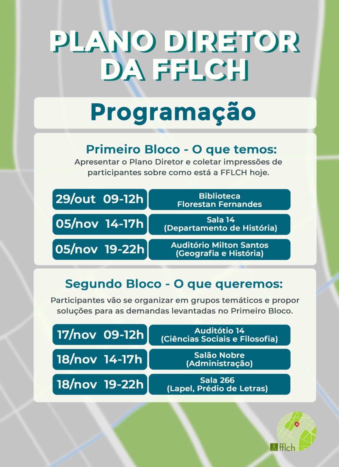 Programação PDU FFLCH