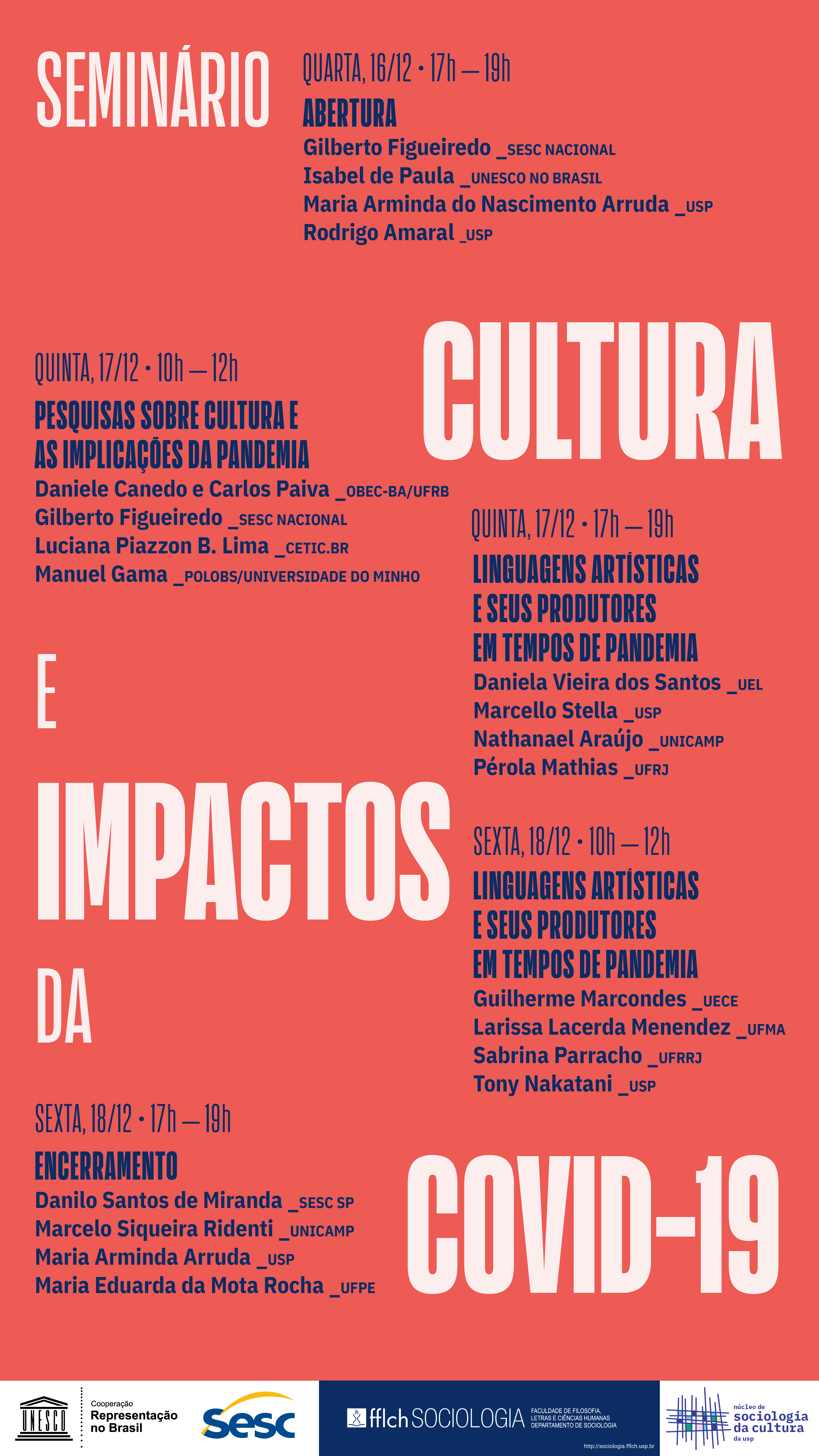 programação seminário