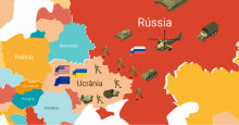 Guerra na Ucrânia - Ilustração: Diário do Comércio-SP